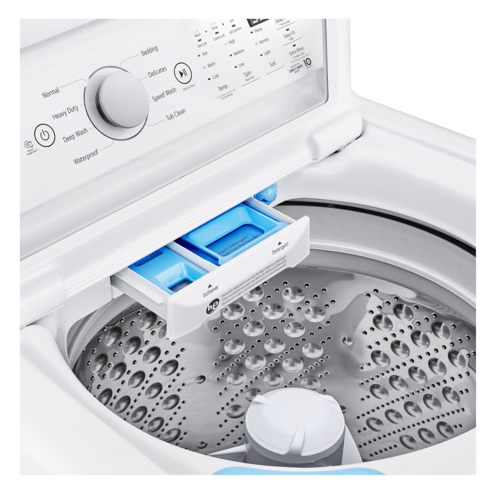 WM3400CW LG Appliances 4.5 cu. ft. Ultra Large Front Load Washer WHITE -  Metro Appliances & More