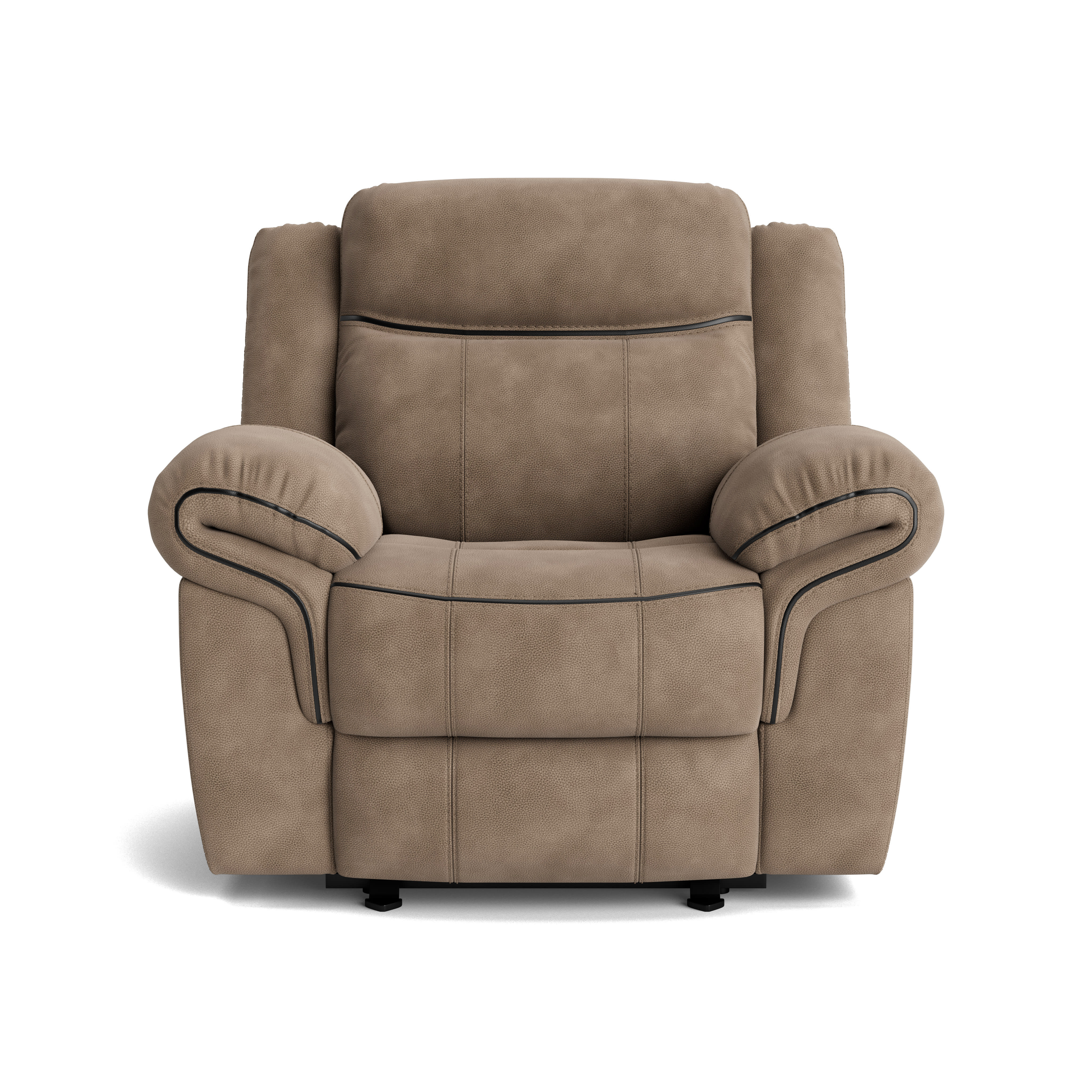 Espresso Brown Reclining Club Chair and Storage Ottoman - Bed Bath & Beyond  - 2081582