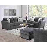 Surge Smoke Sofa & Loveseat Collection lifestyle picture