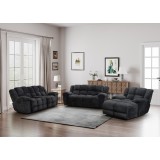 Victor Grey Sofa and Loveseat Set lifestyle picture
