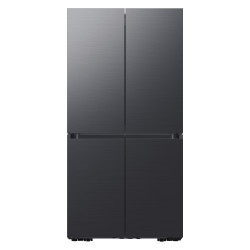 Samsung RF23A9675MT/AA 23 cu. ft. Smart Counter Depth 4-Door Flex BESPOKE Refrigerator in Matte Black Steel