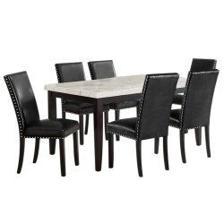 Westby Black 7 piece Dining Set