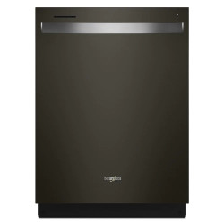 Whirlpool WDT970SAKV 24" Top Control Built-In Dishwasher in Black Stainless Steel