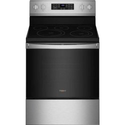 Whirlpool WFE550S0LZ 5.3 Cu. Ft. Freestanding Electric Convection Range in Stainless Steel