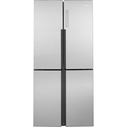 Haier QHE16HYPFS 16.4 Cu. Ft. Quad Door Refrigerator in Stainless Steel