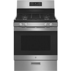 GE® JGBS61RPSS 30" Free-Standing Gas Range in Stainless Steel