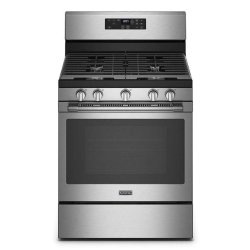 Maytag MGR7700LZ Gas Range With Air Fryer and Basket in Stainless Steel