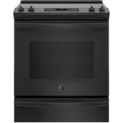 GE JS760FPDS 5.3 Cu. Ft. Slide-In Electric Range in Black Slate