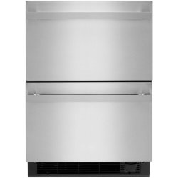 JennAir Noir  JUCFP242HM 24" Built-In Under Counter Refrigerator/Freezer Drawers in Stainless Steel