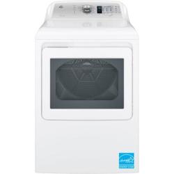 GE Appliances GTD65GBSJWS 7.4 cu. ft. Gas Dryer with Aluminized Alloy Drum - White