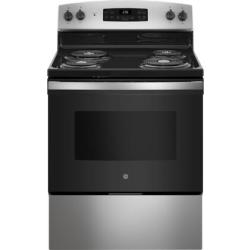 GE JB256RTSS 30" Free-Standing Electric Range in Stainless Steel