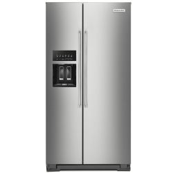 KitchenAid KRSC703HPS 22.6 cu. ft. Side by Side Refrigerator in Stainless Steel