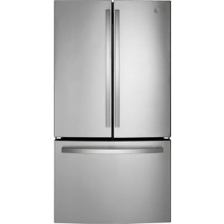 GE GNE27JYMFS 36 Inch Freestanding French Door Refrigerator with 27 cu. ft. Total Capacity