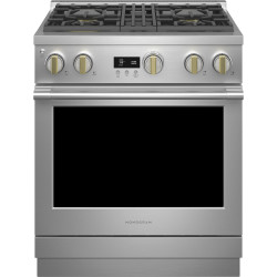 Monogram ZDP304NTSS 30 Slide-in Dual Fuel Natural Gas Range in Stainless Steel