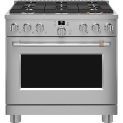 Café™ CGY366P2TS1 36" Smart All-Gas Commercial-Style Range with 6 Burners (Natural Gas)