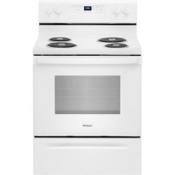 Whirlpool WFC315S0JW 4.8 Cu. Ft.  Electric Range with Keep Warm Setting in White