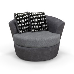 Bryce Smoke Swivel Chair