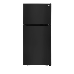 LG LTCS20020B 20 cu. ft. Top Freezer Refrigerator in Stainless Steel