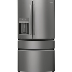 Frigidaire Gallery GRMC2273CD 36 in. 4 Door Bottom Mount Refrigerator in Black Stainless Steel