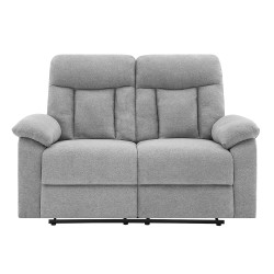 Austen Grey Reclining Loveseat