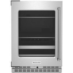 KitchenAid KUBL314KSS 24" Beverage Center with Glass Door in Stainless Steel