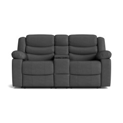 Expedition Grey Reclining Loveseat