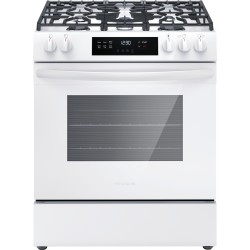 Frigidaire FCFG3062AW 5.1 Cu. Ft. Slide-In Gas Range in White