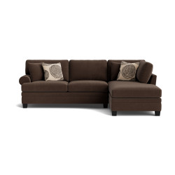 Groovy Chocolate 2-Piece Sectional