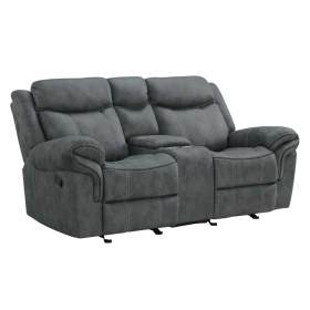 Sorrento Grey Reclining Loveseat