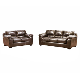 Kiser Brown Sofa & Loveseat Set
