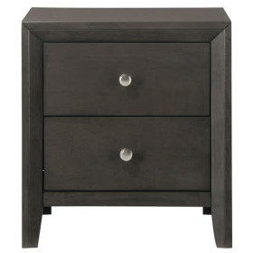 Evan Grey Nightstand
