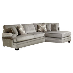 Groovy Smoke 2-Piece Sectional