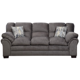 Crushed Grey Sofa