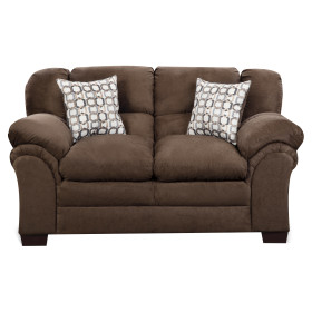 Crushed Chocolate Loveseat