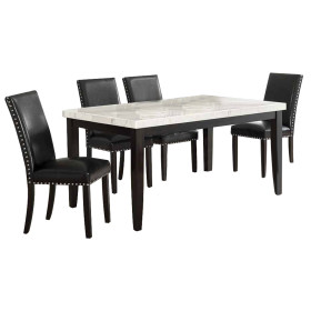 Westby Black 5 piece Dining Set