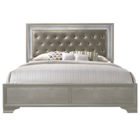 Lyssa King Bed with LED Lighting