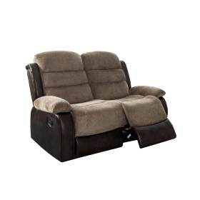 Bradbury Brown Reclining Loveseat