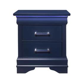 Charlie Blue Nightstand with LED lighting