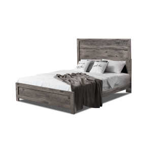 Langston Grey Queen Complete Bed