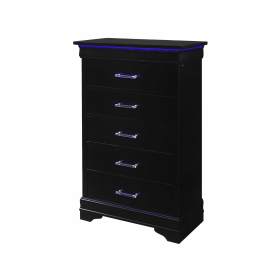 Charlie Black Chest with LED Lighting