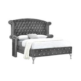 Stella Grey Queen Complete Bed