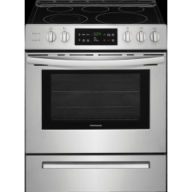 Frigidaire FFEH3054US 30   Front Control Freestanding Electric Range - Stainless Steel