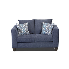 Zoey Indigo Loveseat