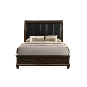 Bradford Brown Queen Upholstered Bed