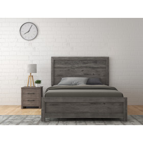 Langston Grey Full Complete Bed