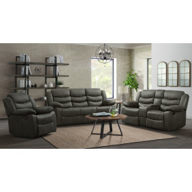 Expedition Grey Reclining Sofa & Loveseat
