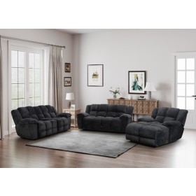 Victor Grey Reclining Sofa
