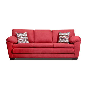 Adobe Red Sofa