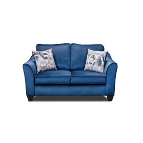 Ellis Navy Loveseat