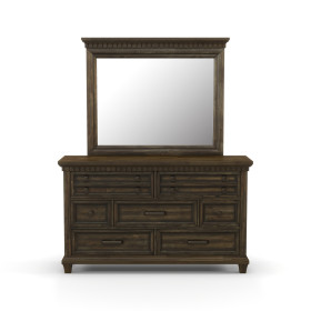 McCabe Grey Dresser & Mirror
